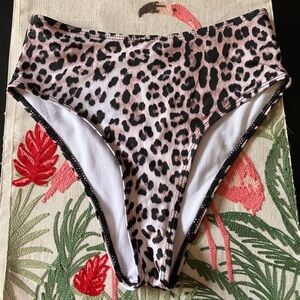 🆕 Leopard Print Bikini Bottom 🖤🐆🌴